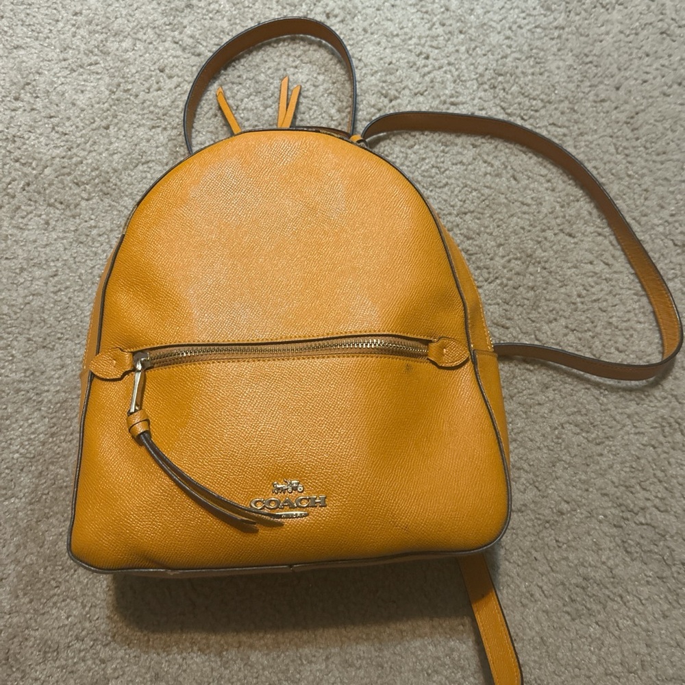 Coach Vibrant Orange Backpack